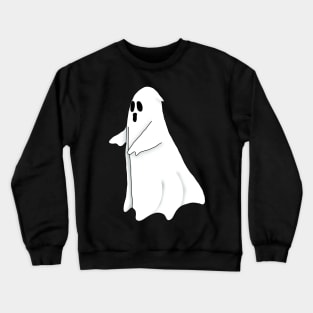 Simple Ghost for Halloween Crewneck Sweatshirt